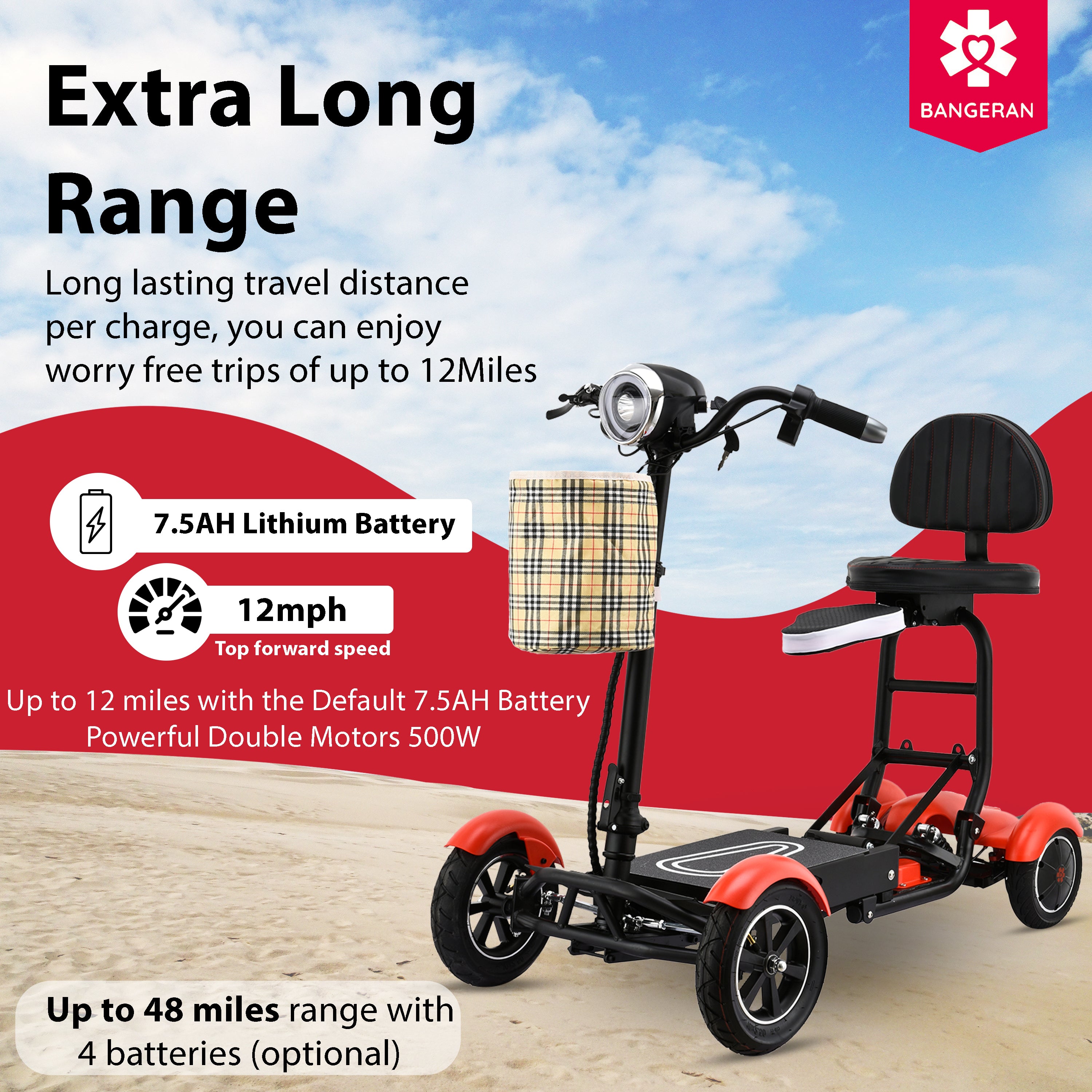 Dragon Mobile Compact Travel Power Mobility Scooter